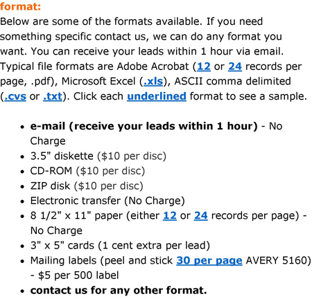 Free Leads